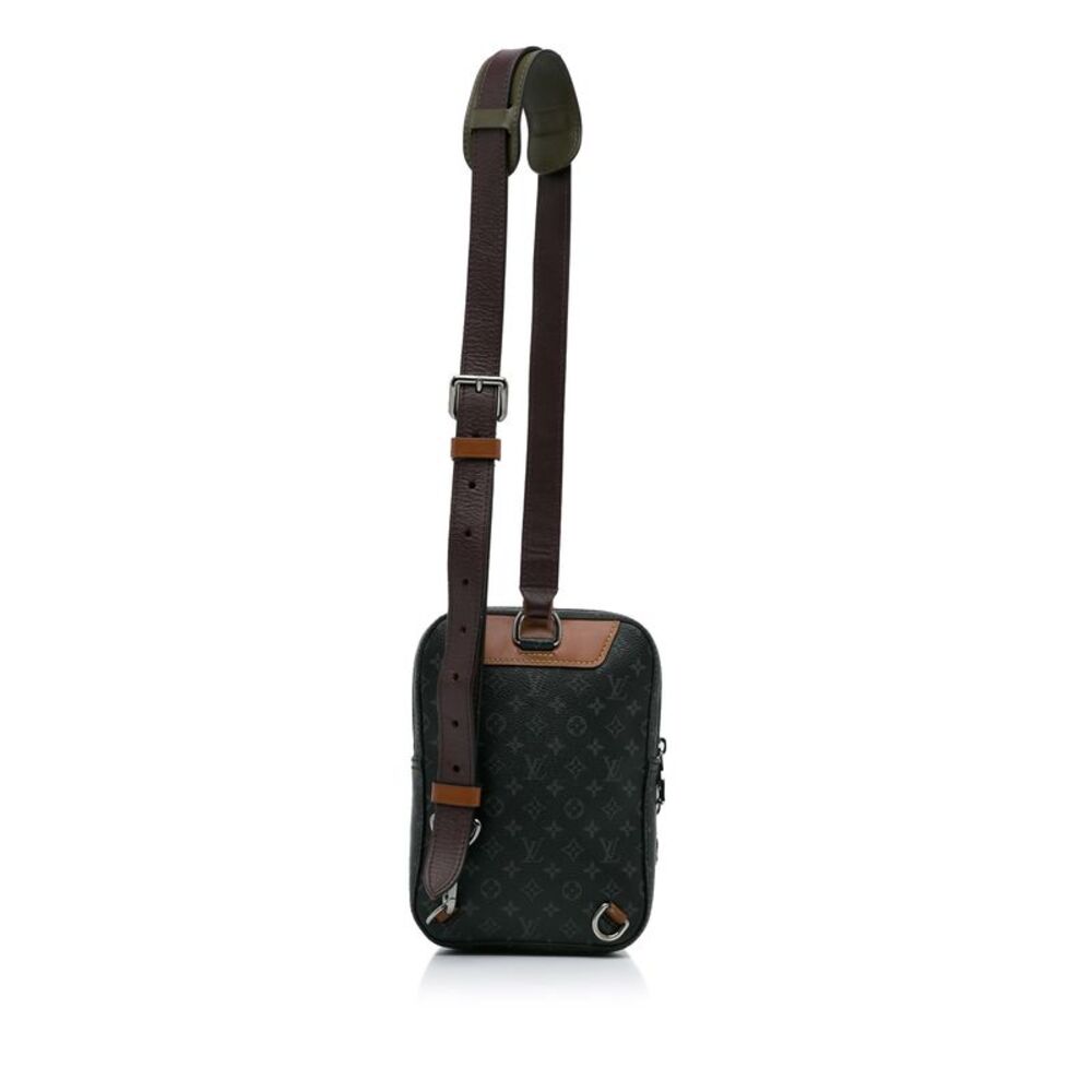 Pre Loved louis vuitton Crossbody Bag Monogram Design Women Black Crossbody Bags - Picture 4 of 8
